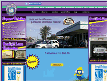 Tablet Screenshot of johnnys-car-wash.com